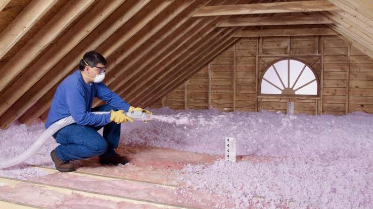 Attic Insulation Installation